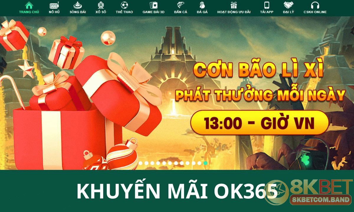 Lịch sử chương trình OK365 tặng 365